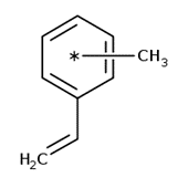 Vinyltoluene Chemical Structure