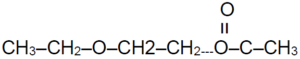 EGEEA Structural formula CH3COOCH2CH2OCH2CH3